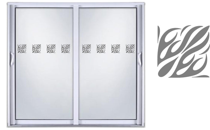 Safety DIY Etched Glass Vinyl Privacy Film Glass Door Decals