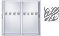 Safety DIY Etched Glass Vinyl Privacy Film Glass Door Decals