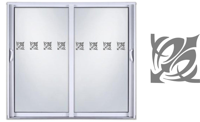Safety DIY Etched Glass Vinyl Privacy Film Glass Door Decals