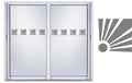 Safety DIY Etched Glass Vinyl Privacy Film Glass Door Decals