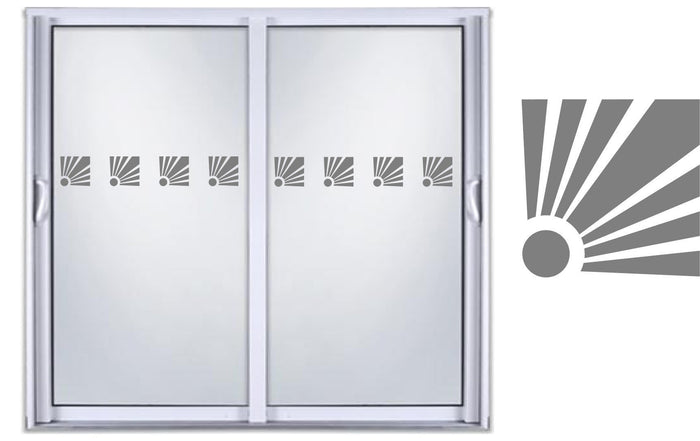 Safety DIY Etched Glass Vinyl Privacy Film Glass Door Decals