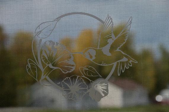 Etched Glass Vinyl Privacy Film for Glass Doors - Decorative Safety Decals