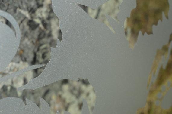 Etched Glass Vinyl Privacy Film for Glass Doors - Decorative Safety Decals
