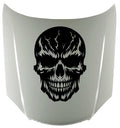 Fire Skull Hood Decal – Bold Vinyl Car & Truck Graphic with Flame Design S25