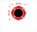 Firemen Ring Cornhole Stickers Decals for Bean Bag Toss Games