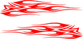 Flame Decals for Cars Trucks and Boats - Model SFHF45
