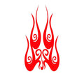 Flame hood decal high gloss vinyl HH00 car truck