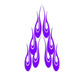 Flame hood decal high gloss vinyl HH14 car truck