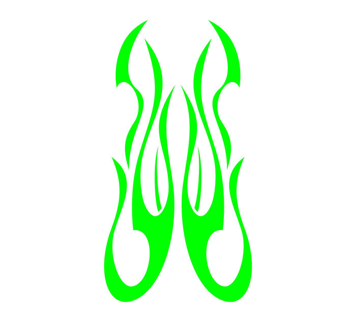 Flame hood decal high gloss vinyl HH27 car truck