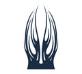 Flame hood decal high gloss vinyl HH39 car truck
