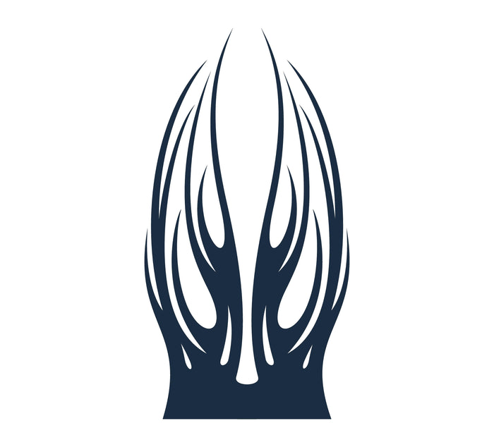 Flame hood decal high gloss vinyl HH39 car truck