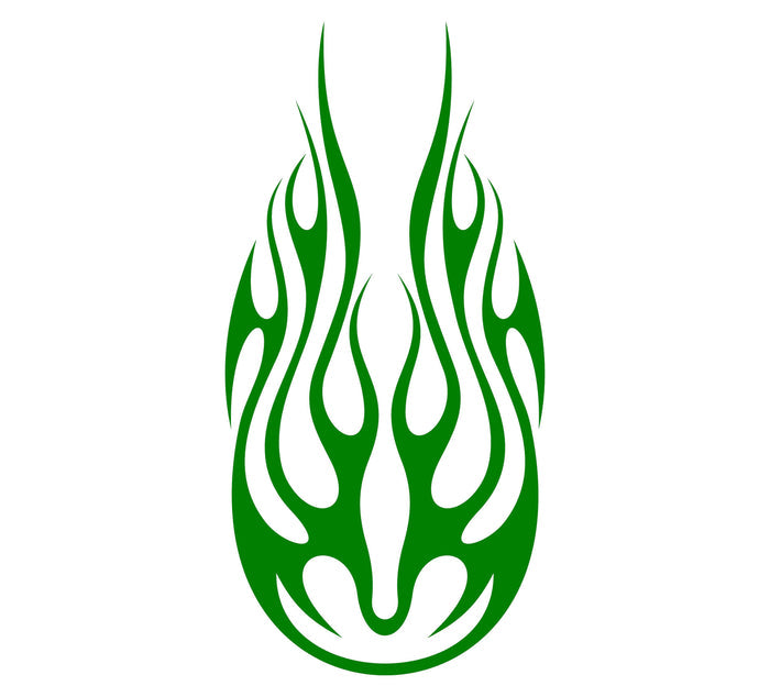 Flame hood decal high gloss vinyl HH46 car truck