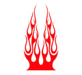 Flame hood decal high gloss vinyl HH51 car truck