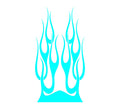 Flame hood decal high gloss vinyl HH53 car truck