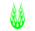 Flame hood decal high gloss vinyl HH57 car truck