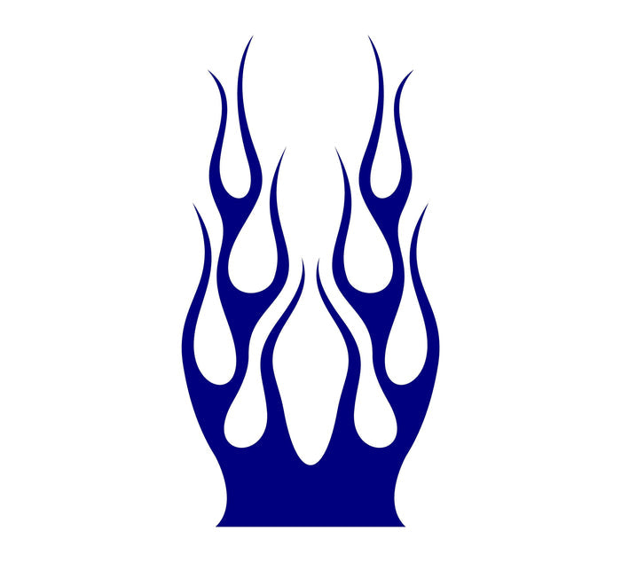 Flame hood decal high gloss vinyl HH58 car truck
