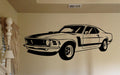 Ford Mustang Boss Wall Decal - Classic Car Auto Stickers Man Cave Boys Room Décor