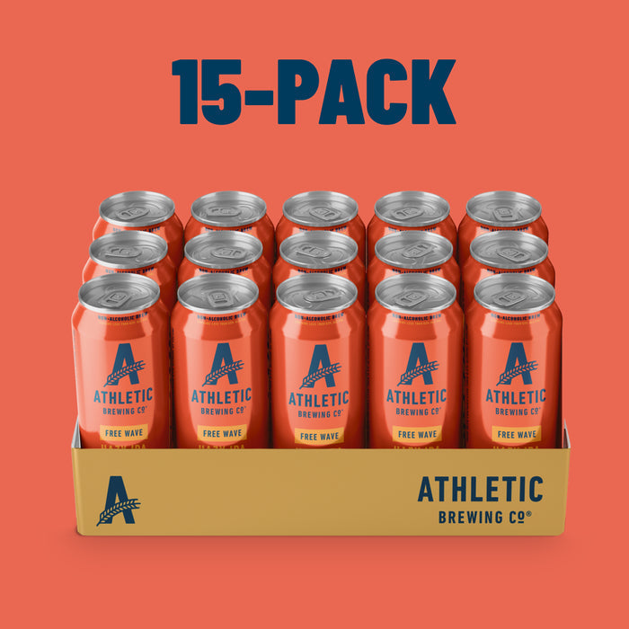 a case of 15 19.2oz cans of free wave