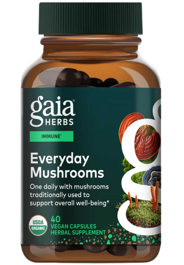 Gaia Herbs Everyday Mushrooms (Formerly Immune Mushroom Blend)