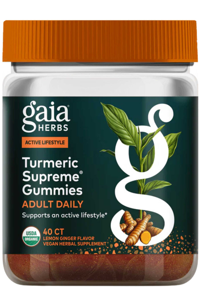 Gaia Herbs Turmeric Supreme Gummies Adult Daily