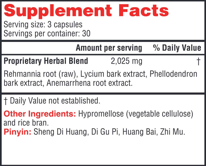 Health Concerns Great Yin Ingredients