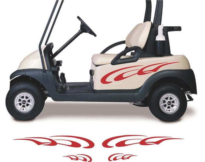 Golf Cart Decals Accessories Go Kart Stickers ORV Side By Side Graphics GC82