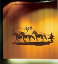 Horses Equestrian Wall Decals - Vinyl Stickers for Bedroom Man Cave and Nursery Decor Sticker Chef