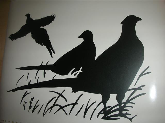 a picture of two birds sitting on a branch