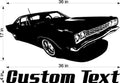 Hot Rod Pickup Wall Decal - Vintage Muscle Car Auto Vinyl Man Cave Garage