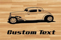 Hot Rod Side Pipes Wall Decal - Vintage Muscle Car Auto Vinyl Man Cave Garage Sticker Chef
