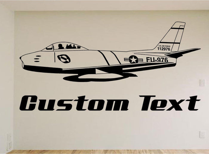 Jet Car Wall Decal - Auto Wall Mural - Vinyl Stickers - Boys Room Decor Sticker Chef