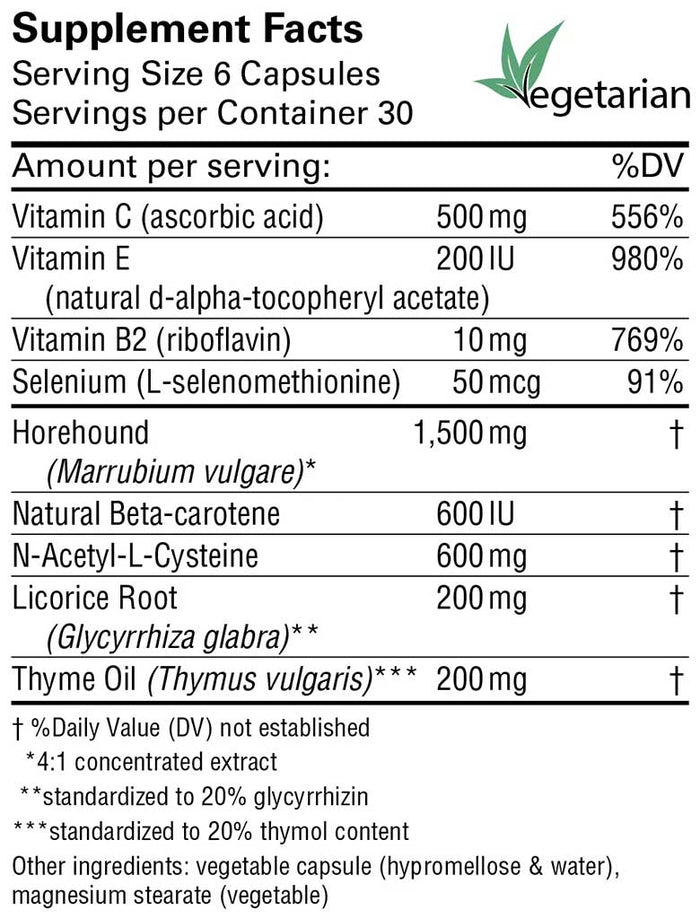 Karuna Health BronchEze Ingredients