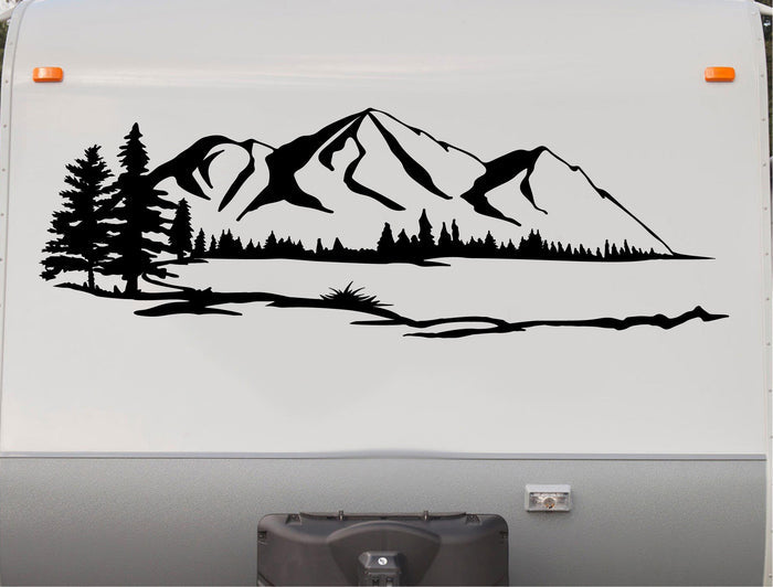 Lake Mountains RV Camper Replacement Decal - Trailer Stickers CT17