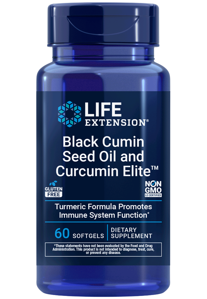 Life Extension Black Cumin Seed Oil and Curcumin Elite