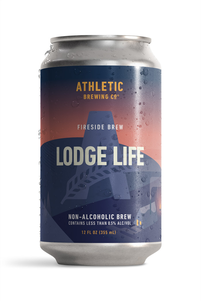 Can of Athletic Brewing Co. Lodge Life non-alcoholic brew
