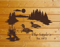 Loons Lake Wall Decals - Nature-Inspired Vinyl Stickers for Home Decor Perfect for Bedrooms Man Caves and Nurseries Sticker Chef