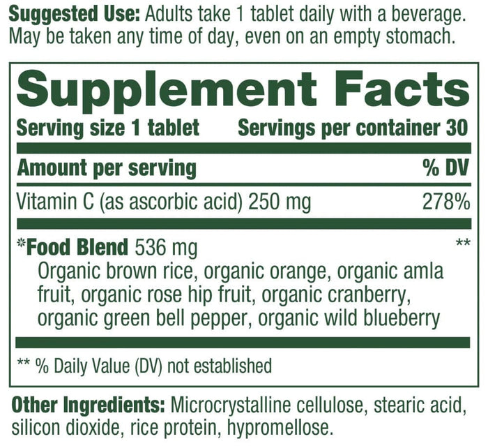 MegaFood Complex C Ingredients