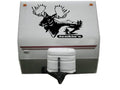 Moose Lake Mountain Scene RV Camper Vinyl Decal Sticker Sticker Chef