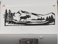 Moose Mountains RV Camper Decal - Trailer Replacement Sticker Scene CT05