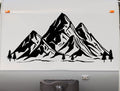 Mountain Range Camping RV Decal - Vinyl Sticker by StickerChef