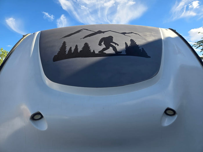Mountain Scene Decal for RVs Campers Motorhomes - Nature Sticker