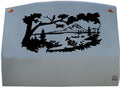 Mountains Lake Camping RV Camper Vinyl Decal Sticker    AT130 Sticker Chef