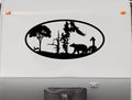 Mountains Lake Deer RV Camper 5th Wheel Motor Home Vinyl Decal Sticker    V09 Sticker Chef