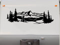 Mountains Lake Deer RV Vinyl Decal Sticker for 5th Wheel Motor Home - M001