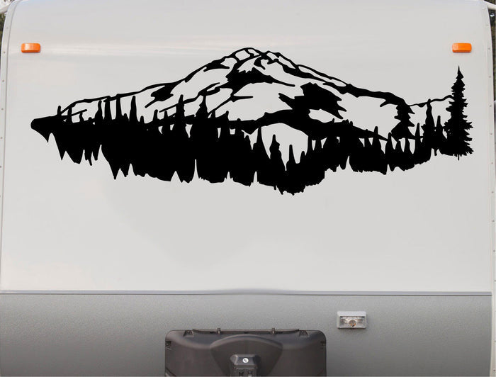 Mountains RV Camper Decal - Replacement Graphics for Trailer Stickers CT02