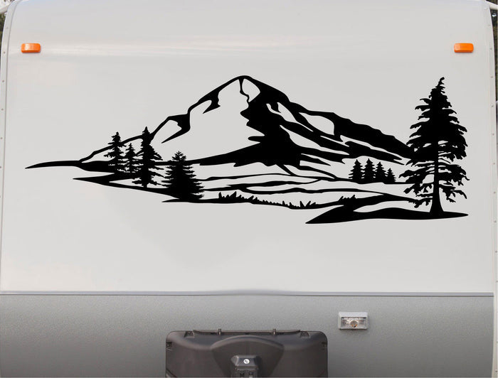 Mountains RV Camper Replacement Decal - Trailer Sticker CT21