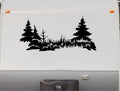 Mountains Trees Decal RV Camper Motor Home Sticker Mountain Scene