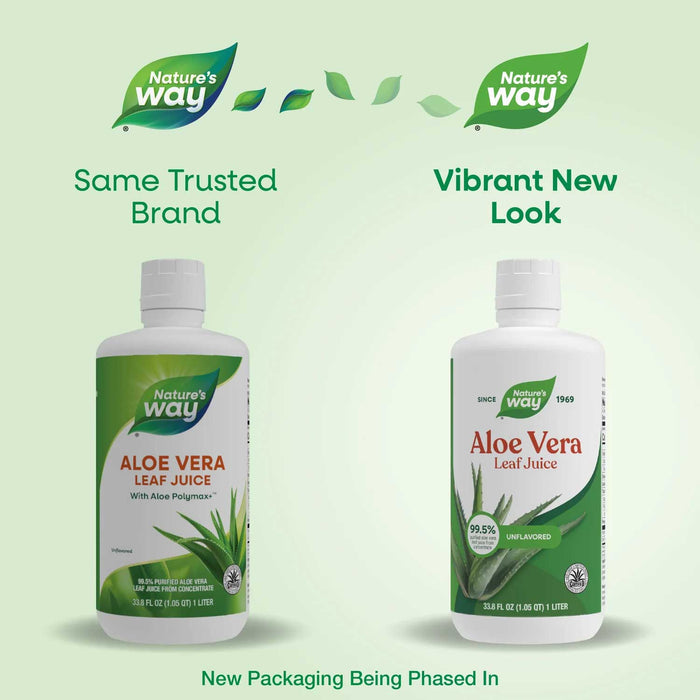 Nature's Way Aloe Vera Leaf Juice New Look