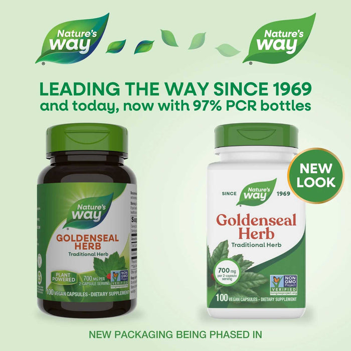 Nature's Way Goldenseal Herb New Look