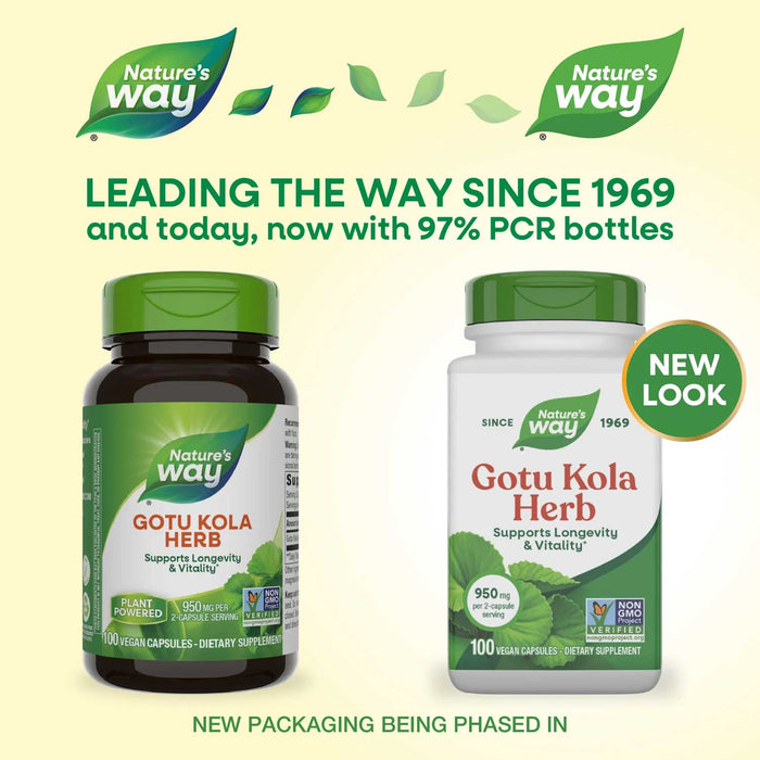 Nature's Way Gotu Kola Herb New Look